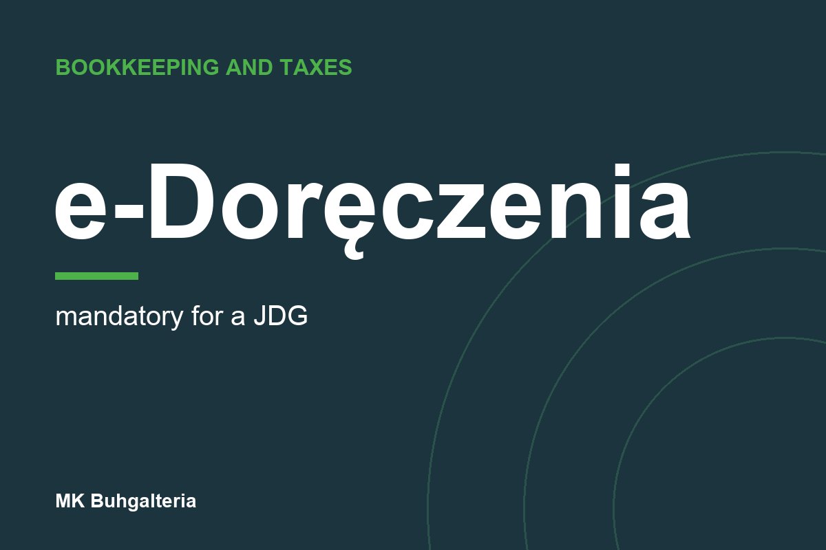 e-Doręczenia for a JDG: mandatory address from 1 October 2026