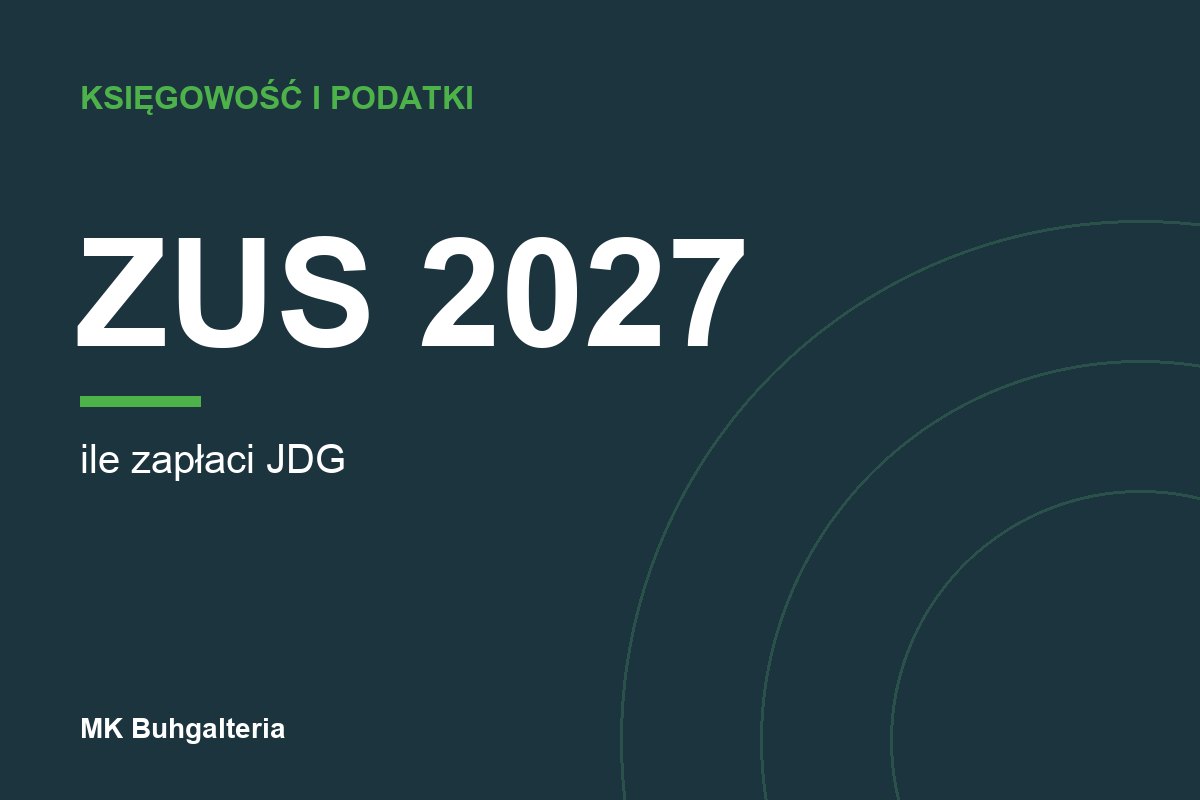 Składki ZUS w JDG w 2027 roku: ile zapłacisz na każdym etapie