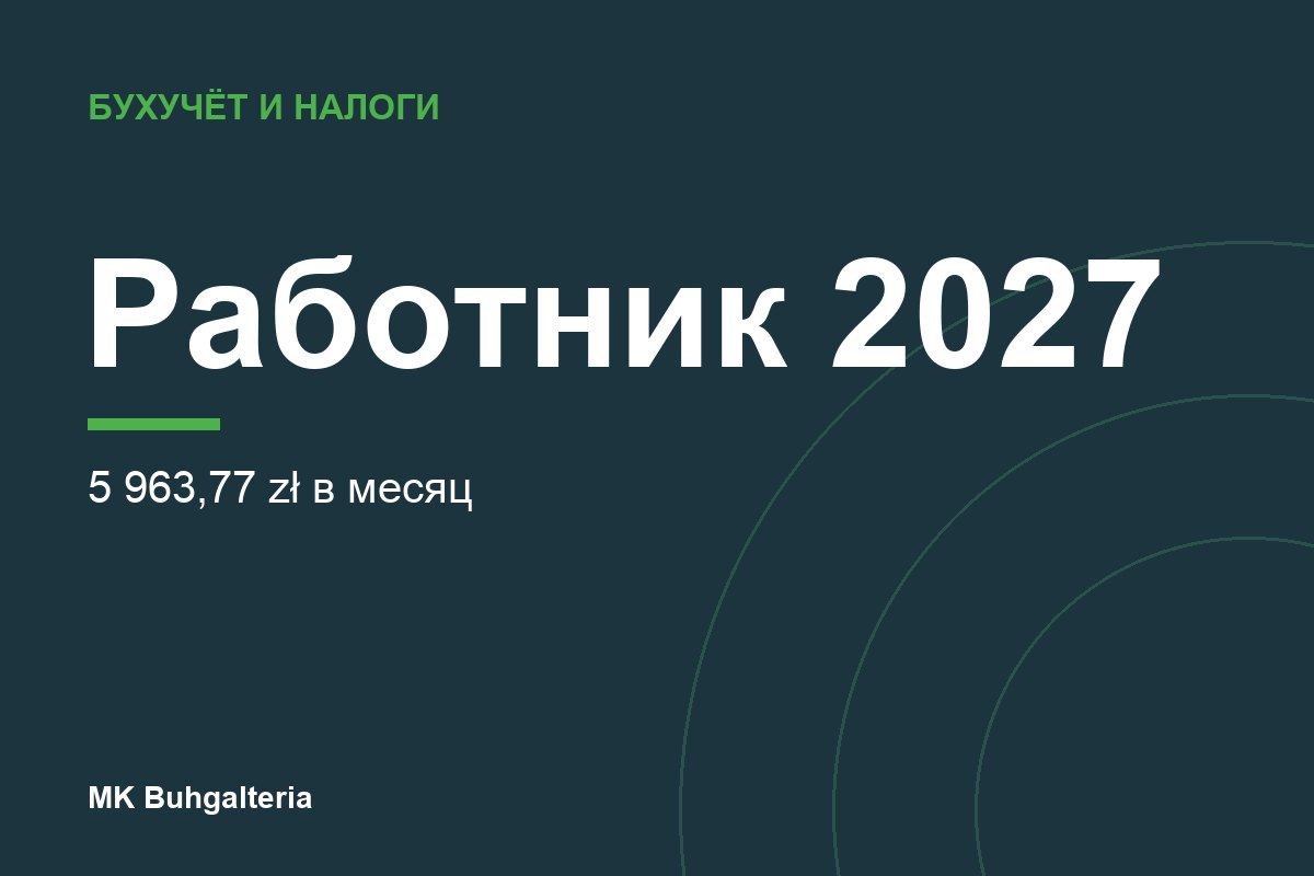 Сколько стоит работник в 2027 году: минимальная зарплата 4 950 zł